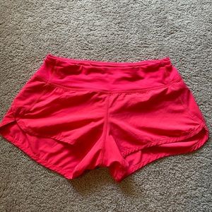 Hot Pink Lululemon Shorts 2.5”